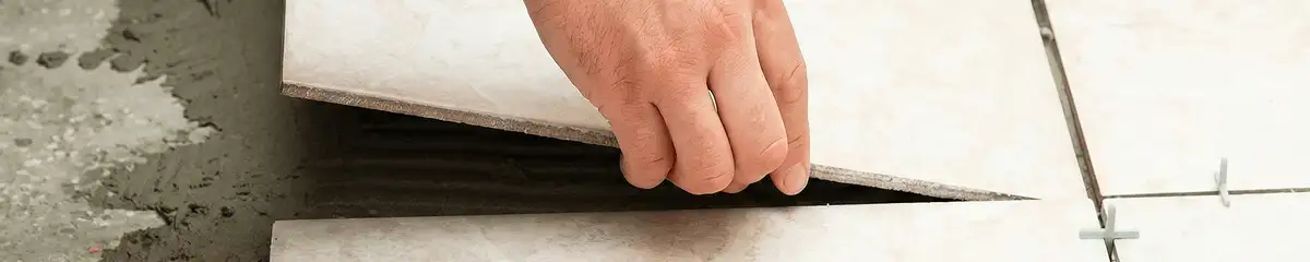 Professional installing ceramic tile floors in Phoenix, AZ