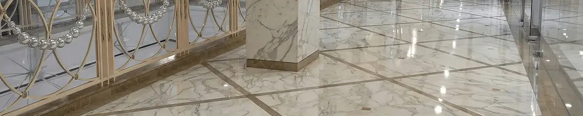 Beautiful marble floor professionally installed in Phoenix, AZ